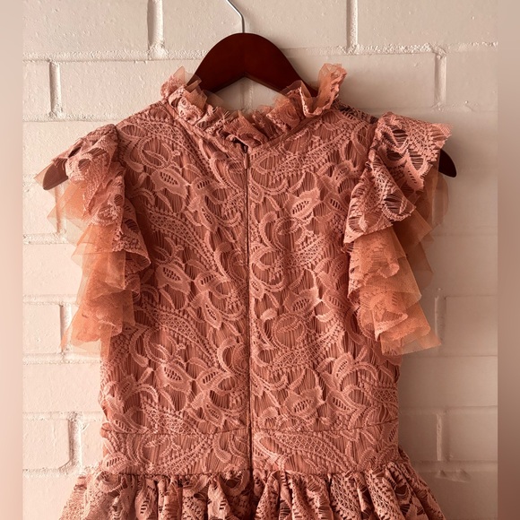 Joyfolie Teens Dress color MAUVE - Picture 5 of 7